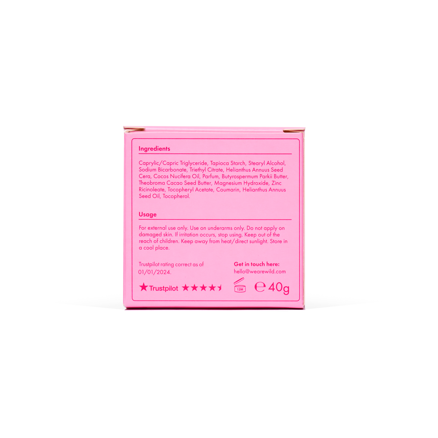 Wild Cherry Blossom Deo Refill 40g