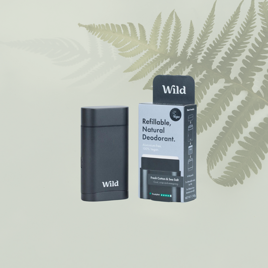 Wild Black Case and Fresh Cotton and Sea Salt Deodorant